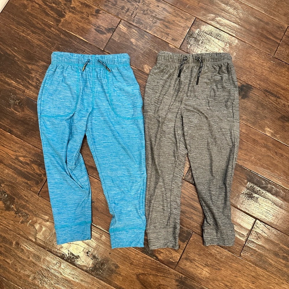 Hanna Andersson Blue and Gray Kids Joggers